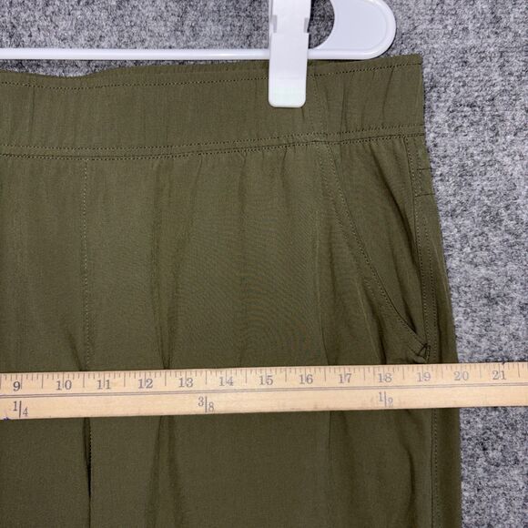 Eddie Bauer Departure Pants Womens Size L Green Lightweight Packable - Picture 6 of 10